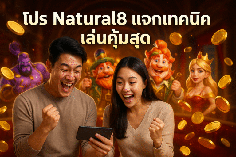 โปร Natural8 แจกเทคนิค เล่นคุ้มสุด