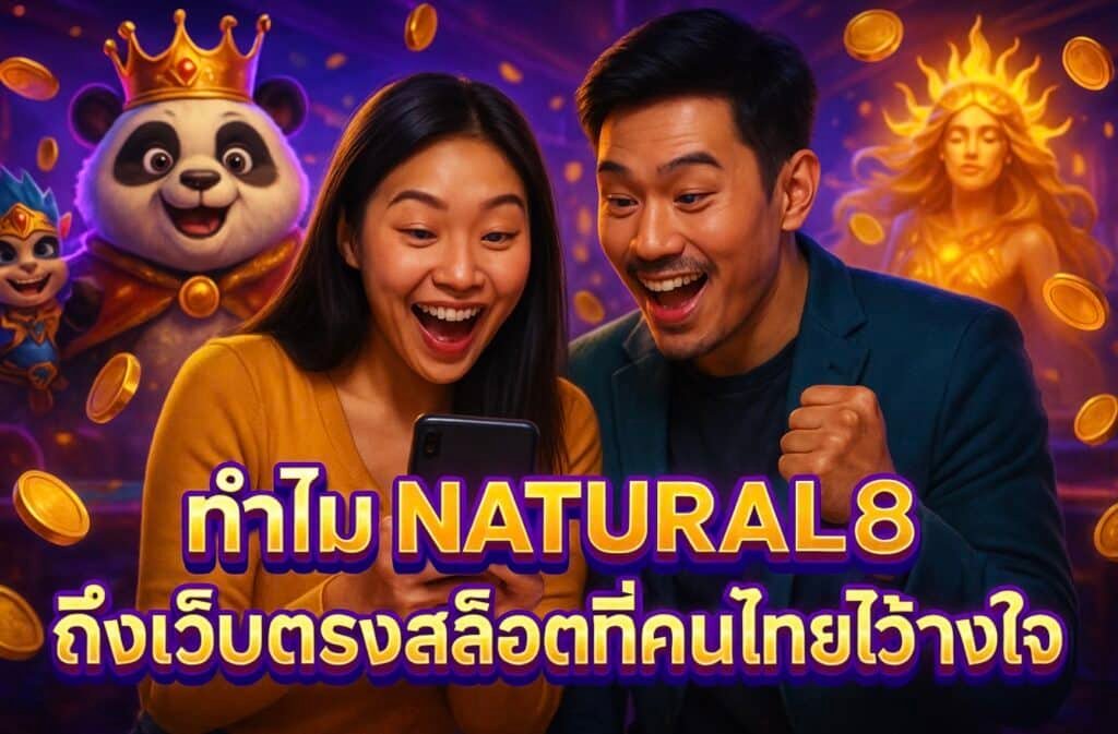ทำไม NATURAL8 ถึงเว็บตรงสล็อตที่คนไทยไวใจ