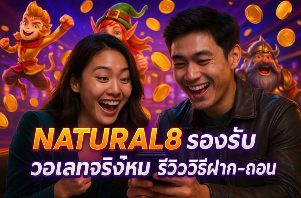 NATURAL8 รองรับวอเลทจริงไหม รีวิววิธีฝาก-ถอนครบ