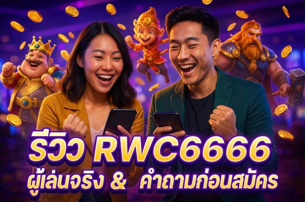 รีวิว RWC666 ผู้เล่นจริง และ คำถามก่อนสมัคร